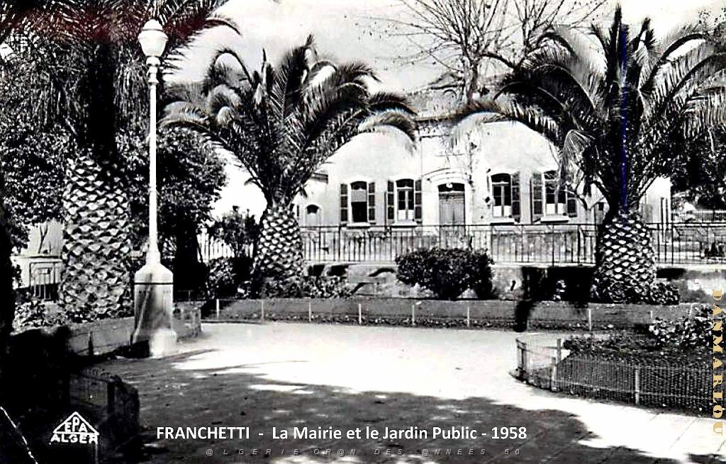 FRANCHETTI - MAIRIE ET JARDIN PUBLIC - 1958.jpg